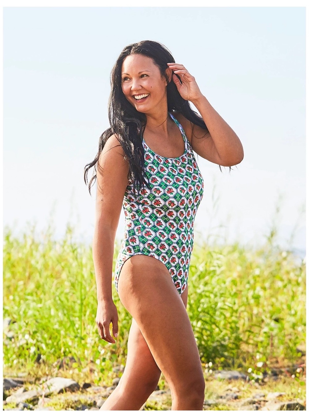 April Cornell Mabel Strappy Back Swimsuit XL